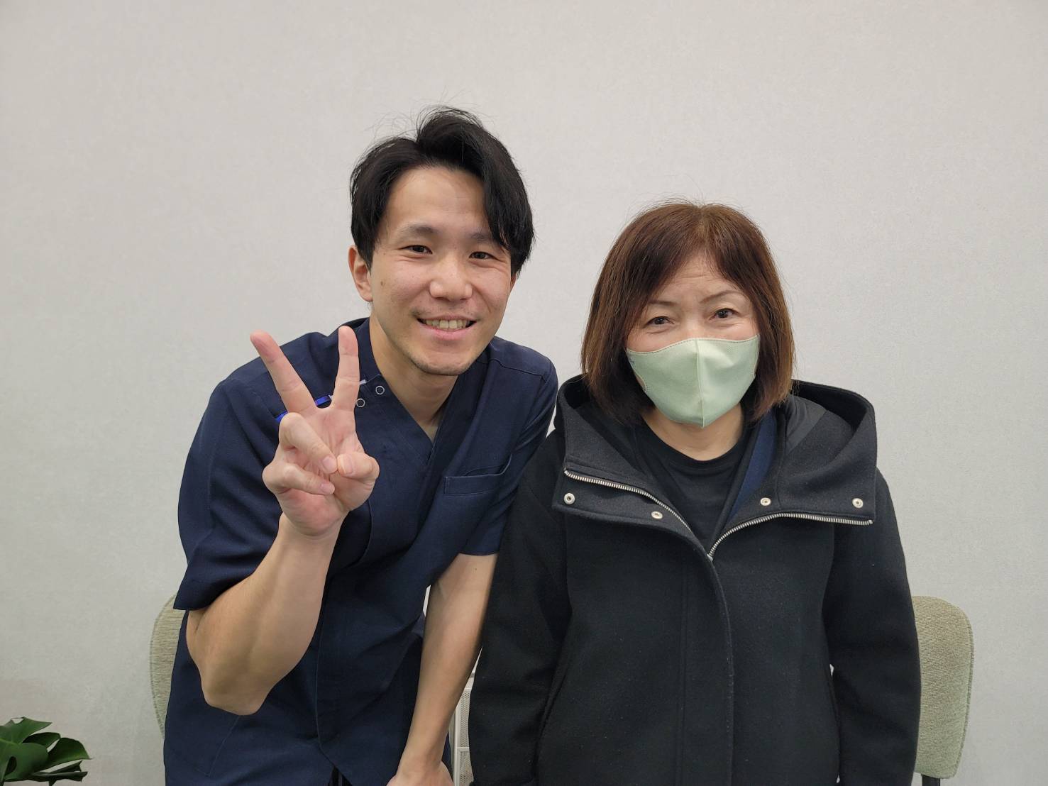 肩こり症例の施術変化