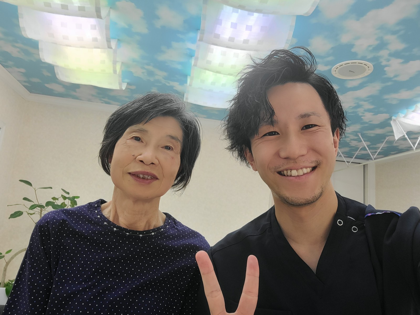 股関節症例の施術変化