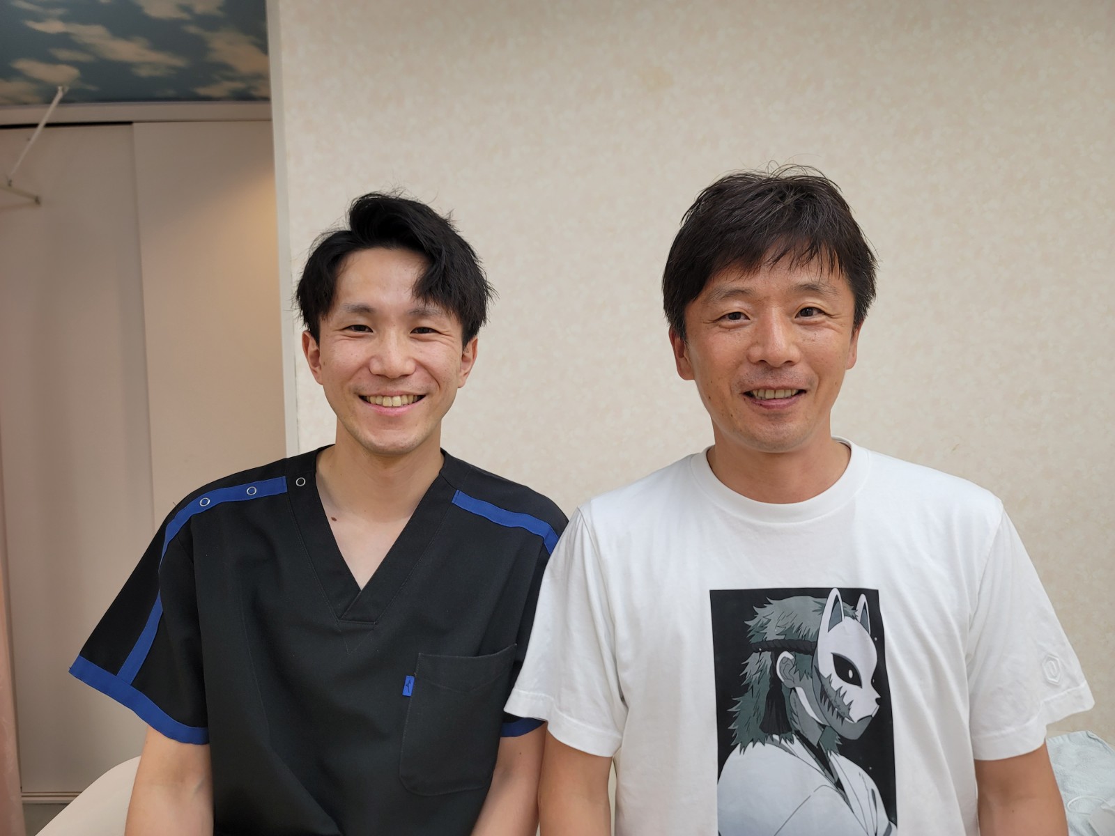 膝痛症例の施術変化