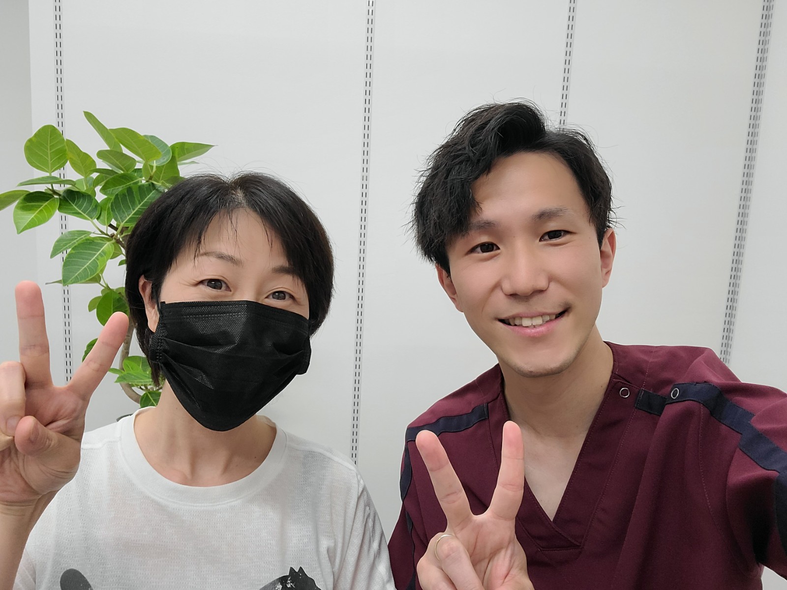 首痛症例の施術変化