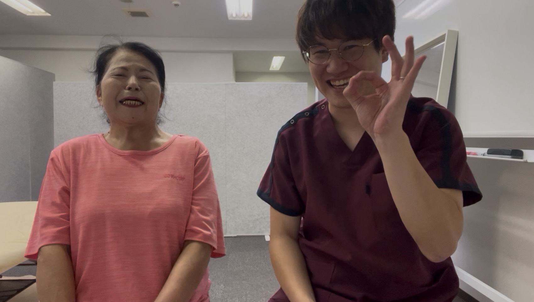 姿勢改善症例の施術変化